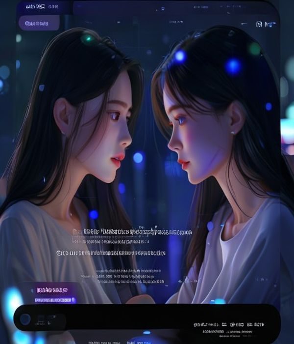 ai女友聊天界面截图：用户在深夜倾诉工作压力，ai女友以温柔细腻的语言回应并给予情感支持，界面设计简洁现代